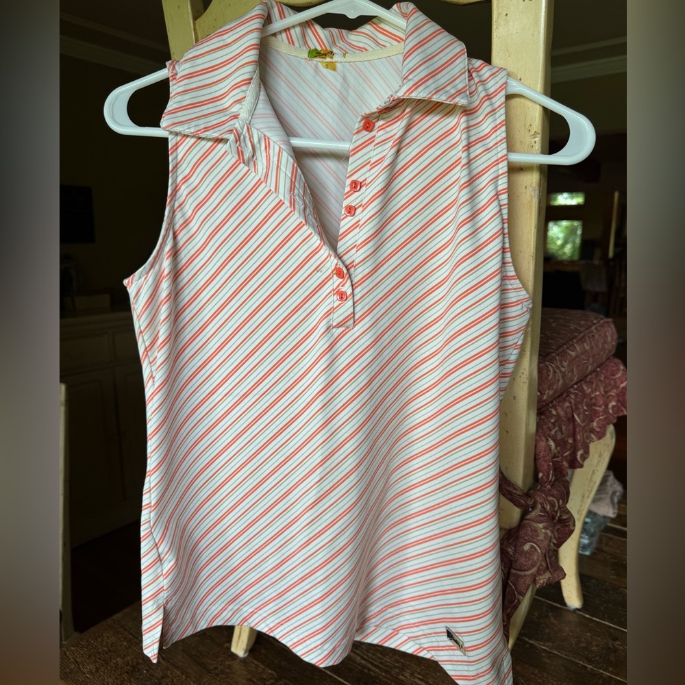 Sunice Sleeveless Polo Top